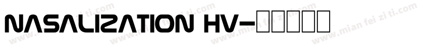 Nasalization Hv字体转换